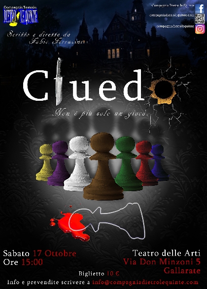 CLUEDO, NON E' PIU' SOLO UN GIOCO
