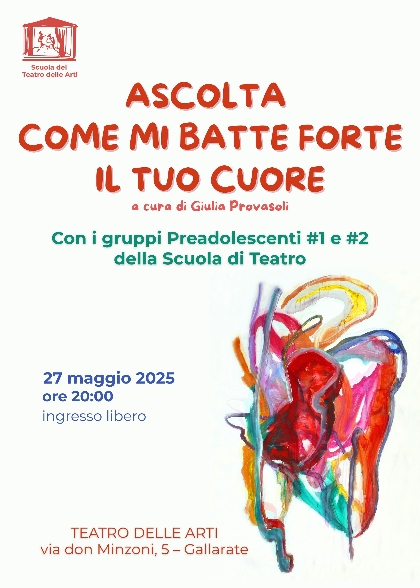 ASCOLTA COME MI BATTE FORTE IL TUO CUORE