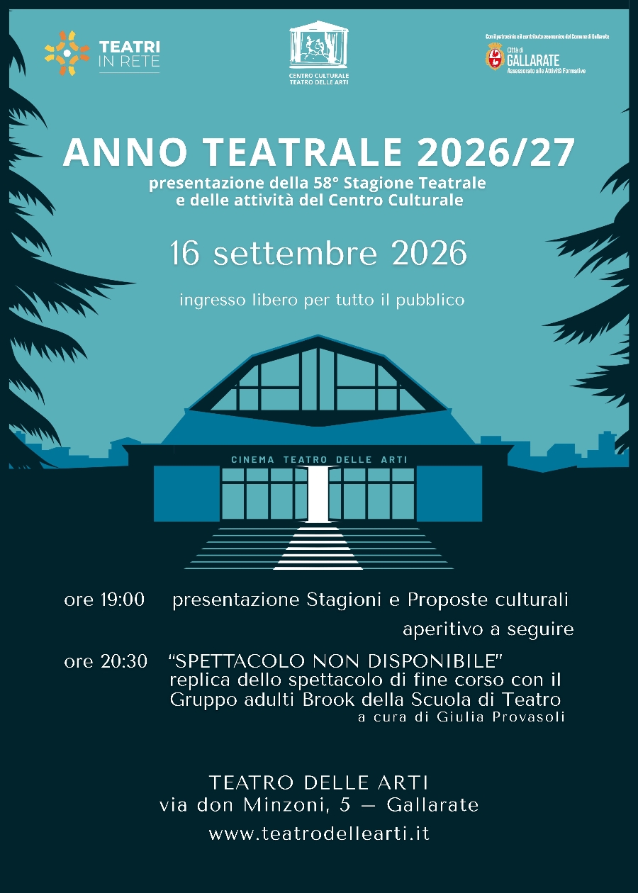 CONFERENZA STAMPA ANNO TEATRALE 2026/2027